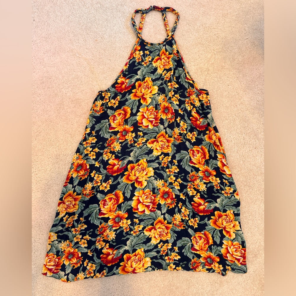 American Eagle Outfitters summer dress in a tropical floral print